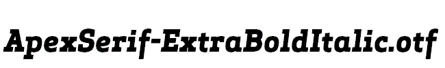 ApexSerif-ExtraBoldItalic.otf