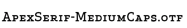 ApexSerif-MediumCaps.otf