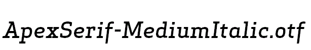 ApexSerif-MediumItalic.otf