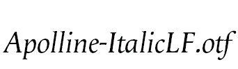 Apolline-ItalicLF.otf