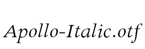 Apollo-Italic.otf