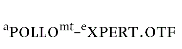 ApolloMT-Expert.otf