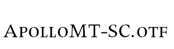 ApolloMT-SC.otf
