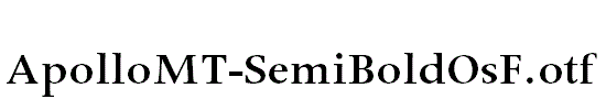ApolloMT-SemiBoldOsF.otf