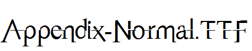Appendix-Normal.TTF