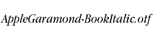AppleGaramond-BookItalic.otf
