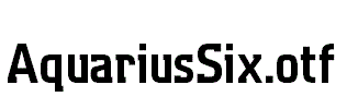 AquariusSix.otf