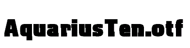 AquariusTen.otf