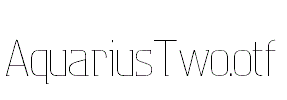 AquariusTwo.otf