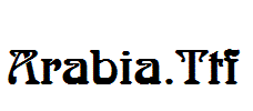 Arabia.Ttf