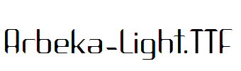 Arbeka-Light.TTF
