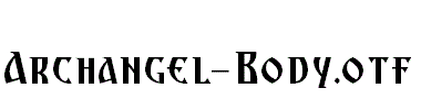 Archangel-Body.otf