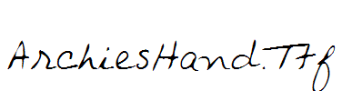 ArchiesHand.Ttf