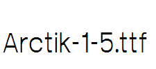 Arctik-1-5.ttf