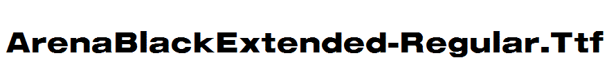 ArenaBlackExtended-Regular.Ttf