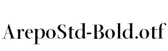 ArepoStd-Bold.otf