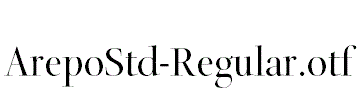 ArepoStd-Regular.otf
