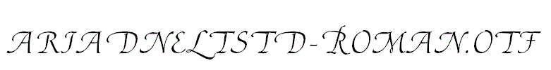 AriadneLTStd-Roman.otf