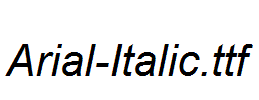 Arial-Italic.ttf