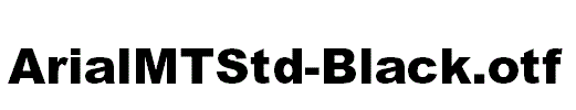 ArialMTStd-Black.otf