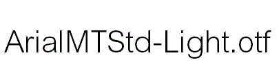 ArialMTStd-Light.otf