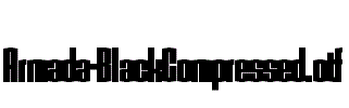 Armada-BlackCompressed.otf