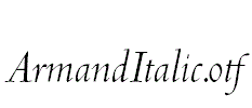 ArmandItalic.otf
