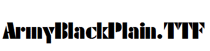 ArmyBlackPlain.TTF