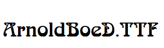 ArnoldBoeD.TTF