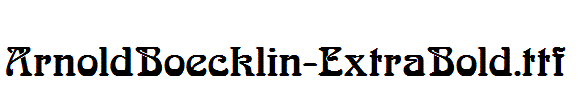ArnoldBoecklin-ExtraBold.ttf