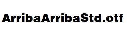 ArribaArribaStd.otf