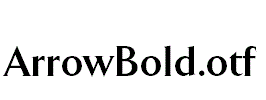 ArrowBold.otf