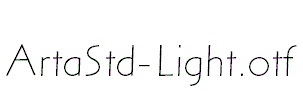 ArtaStd-Light.otf
