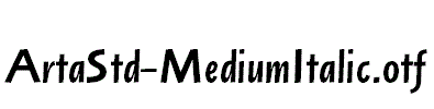ArtaStd-MediumItalic.otf