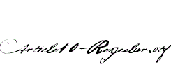 Article10-Regular.otf