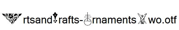 ArtsandCrafts-OrnamentsTwo.otf