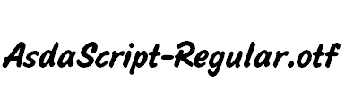 AsdaScript-Regular.otf