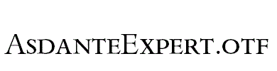 AsdanteExpert.otf