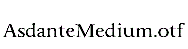 AsdanteMedium.otf