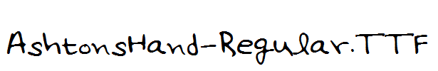 AshtonsHand-Regular.TTF