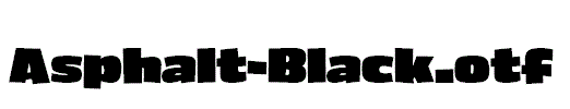 Asphalt-Black.otf