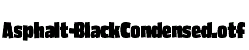 Asphalt-BlackCondensed.otf