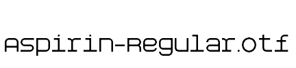 Aspirin-Regular.otf