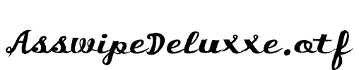 AsswipeDeluxxe.otf