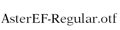 AsterEF-Regular.otf