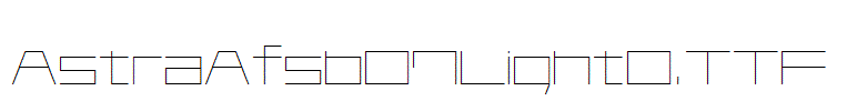AstraAfsb07LightO.TTF