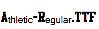 Athletic-Regular.TTF