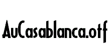AuCasablanca.otf