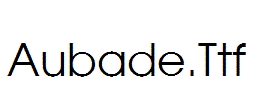 Aubade.Ttf