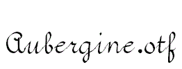 Aubergine.otf